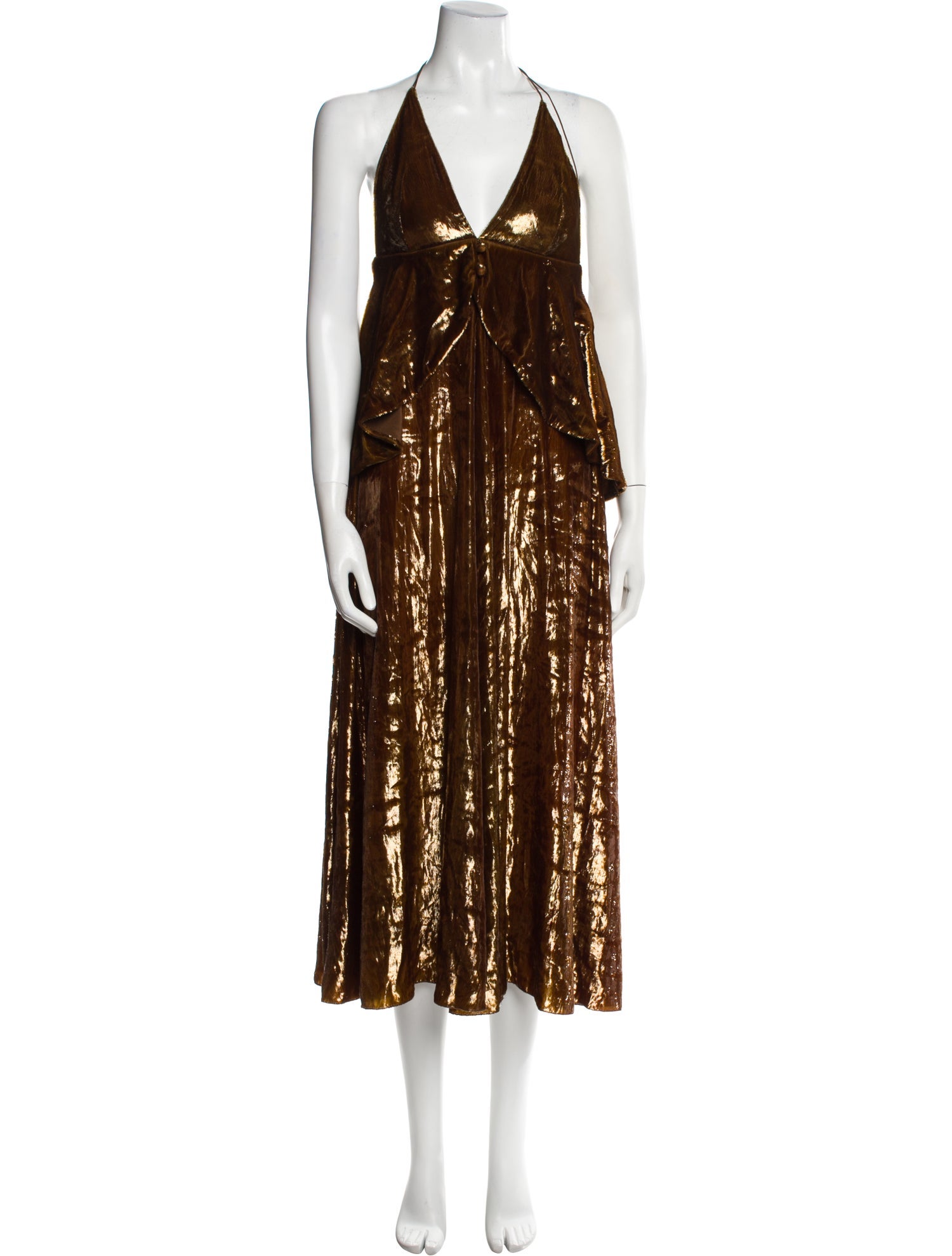 Françoise Halterneck Mini Dress